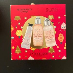 Loccitane cherry blossom gift set